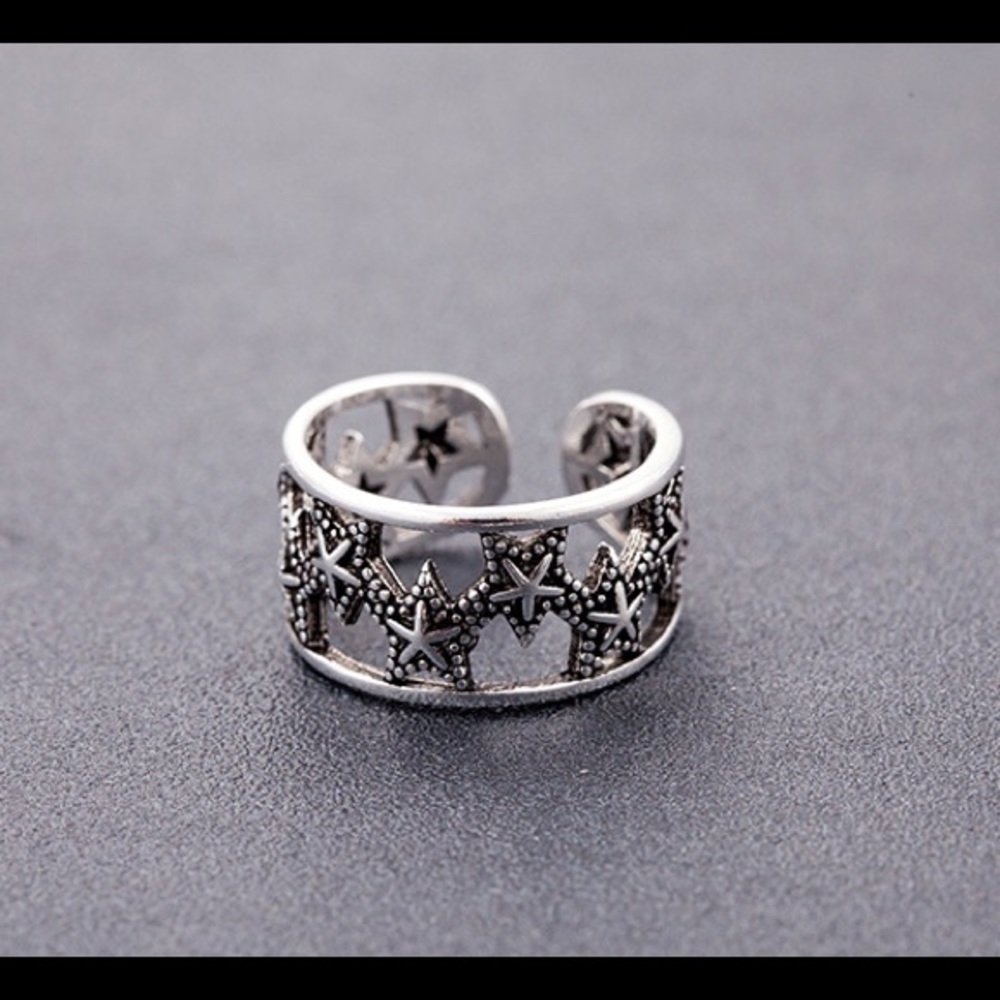 Sterling Silver Star Ring